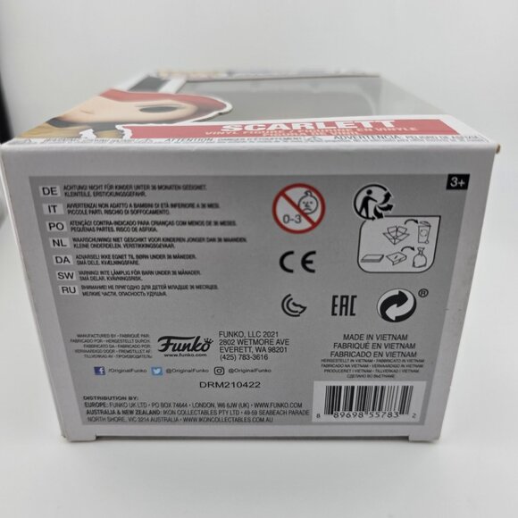 2021 Funko POP! Animation G.I. Joe Scarlett #74 Multicolor Vinyl Figure NEW - Picture 5 of 8